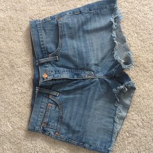 JCrew cutoff jean shorts